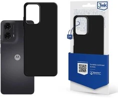 3Mk apsauginis matinis dėklas Motorola Moto G24 telefonui - Juodas