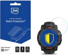 3Mk „Garmin Instinct 3 Tactical Edition“ 45 mm (saulės energija) – 3 mk laikrodžio apsauga su „FlexibleGlass“