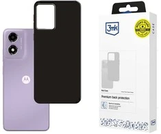 3MK Matt Dėklas Motorola Moto E14/G04/G04S juodos spalvos