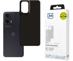 3MK matinis dėklas Motorola Moto G35 5G juodos spalvos