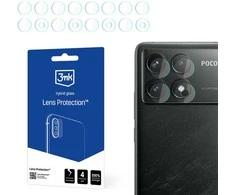 3MK Lens Protect Poco F6 Pro telefono kameros objektyvo apsauga 4vnt