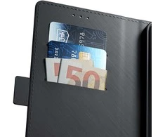Dėklas 3mk Wallet Case Samsung A175 A17 4G/A176 A17 5G juodas