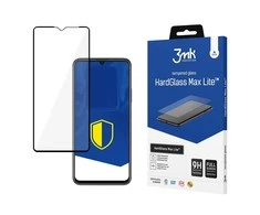 LCD apsauginis stikliukas 3mk Hard Glass Max Lite Samsung A245 A24 4G/A246 A24 5G juodas