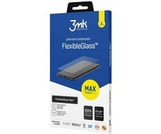3MK FlexibleGlass Max Samsung Galaxy A35 5G juodos spalvos, hibridinis stiklas su sustiprintais kraštais