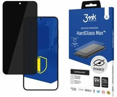 3MK HardGlass Max Privacy Samsung Galaxy S24 Plus juodas, viso ekrano stiklas