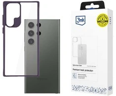 Dėklas Samsung Galaxy S24 Ultra - 3mk Satin Armor Case+ Violetinė