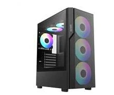 1st Cool Obudowa 1stCOOL 1stCOOL spintelė GAMER 5, vidurinis bokštas, AU, USB 3.0, USB-C, 2x 140 ARGB ventiliatorius, 1x 120 ARGB ventiliatorius, be maitinimo šaltinio, juodas