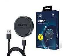 3mk Hardy belaidis įkroviklis 2in1 15W Inductive Charger - juodos spalvos