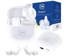 Ausinės 3mk BlitzBuds BT 6.0 balta