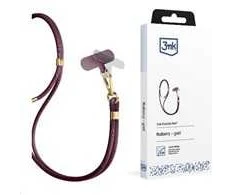 Išmanusis telefonas lanyard 3mk EasyClip Elite - burgundy