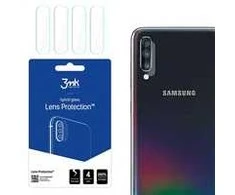 HYBRID GLASS 3MK FLEXIBLE GLASS LENS SAMSUNG GALAXY A70 FOR CAMERA 4 PCS.