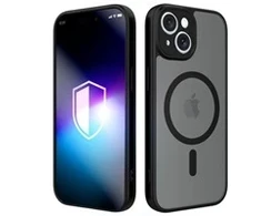 Dėklas 3MK Misty MagCase do Apple iPhone 15 juoda
