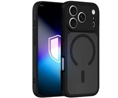Dėklas 3MK Misty MagCase do Apple iPhone 17 Pro Max juoda