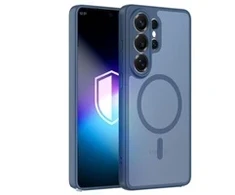 Dėklas 3MK Misty MagCase do Samsung Galaxy S26 Ultra mėlyna