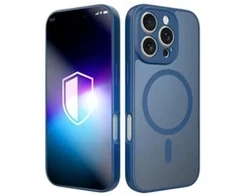 Dėklas 3MK Misty MagCase do Apple iPhone 16 Pro Max mėlyna