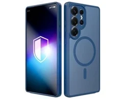 Dėklas 3MK Misty MagCase do Samsung Galaxy S25 Ultra mėlyna