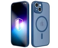 Dėklas 3MK Misty MagCase do Apple iPhone 15 mėlyna