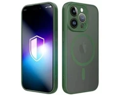 Dėklas 3MK Misty MagCase do Apple iPhone 15 Pro žalia