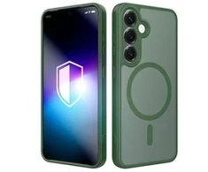 Dėklas 3MK Misty MagCase do Samsung Galaxy S25 žalia