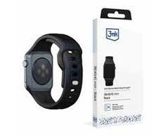 3MK silikoninė apyrankė juodos spalvos Apple Watch 38/40/41mm
