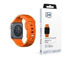 3mk silikoninė Watch apyrankė Apple Watch 38 / 40 / 41 mm - oranžinės spalvos
