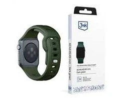 3mk silikoninė apyrankė Apple Watch 42 / 44 / 45 / 49 mm - žalios spalvos