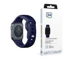 3mk silikoninė apyrankė Apple Watch 42 / 44 / 45 / 49 mm - mėlynos spalvos