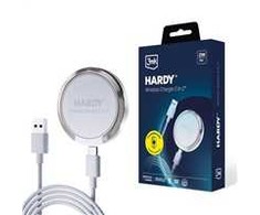 3mk Hardy belaidis įkroviklis 2in1 15W balta
