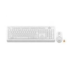 Klaviatūra A4Tech FG1012 Rinkinys klawiatur belaidė CZ, balta su myszą optyczną bezprzewodową, AA, klasyczna, 2.4 [Ghz]