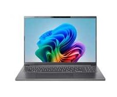 Nešiojamas kompiuteris ACER NTB Aspire 16 AI (A16-52M-515P), Ultra 5 226V, 16" 1920x1200, 16 GB, 1 TB SSD, iArc 130V, W11 home, plieno pilka