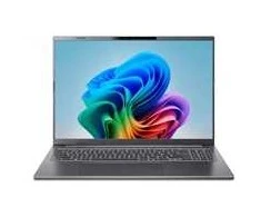 Nešiojamas kompiuteris ACER NTB Aspire 16 AI (A16-52M-77L6), Ultra 7 258V, 16 colių 2048x1280, 32GB, 1TB SSD, iArc 140V, W11 Home, plieno pilka