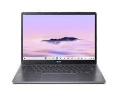 Nešiojamas kompiuteris ACER NTB Chromebook Plus 514 (CB514-6HT-32YA), Core3 N355, 14 colių 1920 x 1200 pikselių ekranas, 8 GB, 256 GB SSD, Intel, Chrome OS, plieno pilka