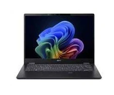 Nešiojamas kompiuteris ACER NTB TravelMate P6 14 AI (TMP614-54T-TCO-72M8),Core Ultra 7 258V,14"WUXGA,32GB,1TB SSD,Intel Arc 140V,W11P,Juodas