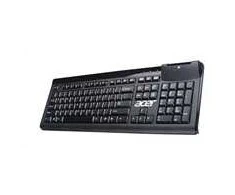 ACER Wired Smart Card reader Keyboard, drátová, USB2.0, čtečka chytrých karet, Juodas, Membrane Switch, CZ/SK layout