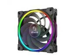 Akasa SOHO AR12 Reverse PWM Fan, RGB – 120 mm, juodas