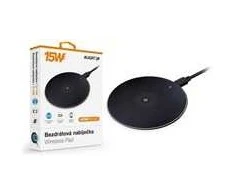 ALIGATOR bezdrátová nabíječka Wireless Pad 15W, juoda