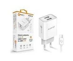 Aligator Smart tinklo įkroviklis 2.4A USB-C baltas