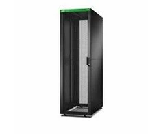 APC Easy Rack 600mm/42U/1100mm su stogu, šoniniu skydeliu, ratukais, kojomis ir 4 laikikliais, be dugno, juodas | Schneider Electric