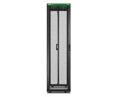 APC Easy Rack 600mm/48U/1000mm, su stogu, ratukais, kojelėmis ir 4 laikikliais, be šoninių panelių, juodas | Schneider Electric