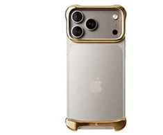 Dėklas Arc Pulse - Aluminum Protective Case for iPhone 18 Pro, Gold (ARC-AP-AL-PGL-APL-IP-18-PRO)