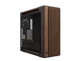 ASUS korpusas PROART PA602 WALNUT WOOD RETRO TG, Mid Tower, permatomas šoninis skydelis, rudas