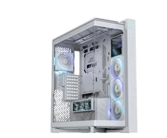 ASUS ROG CRONOX GR801 CURVE TG ARGB Balta MIDI tipo važiuoklė