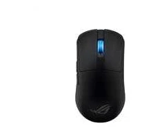 ASUS ROG Harpe Ace Mini belaidė žaidimų pelė, optinis jutiklis, 42,000 DPI, 5 mygtukai, juoda, abiejų rankų, USB Type-C ir Bluetooth ryšys