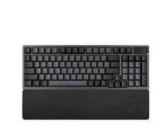Klaviatūra Asus ASUS klaviatūra ROG Azoth 96 HE, Mechanická, Bezdrátová, BT, RF 2.4GHz, CZ/SK, juoda