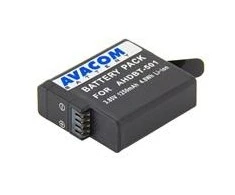 AVACOM GOPRO AHDBT-501, AABAT-001 LI-ION 3.7V 1250MAH 4.8WH, HERO 5, HERO 6 Juodas, HERO 7 Juodas, HERO 8