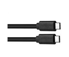 AVACOM DUOMENŲ IR ĮKROVIMO KABELAS USB TYPE-C - USB TYPE-C, 40cm, Juodas