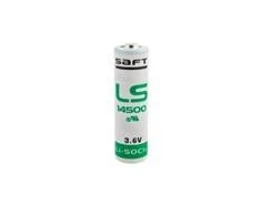 Ličio baterija, speciali, LS14500, 3,6 V, Saft, SPSAF-14500-2600