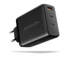 AXAGON GaN sieninis įkroviklis, 3x prievadas (USB-A + 2x USB-C), PD3.0/PPS/QC4+/SFC2.0/AFC/SCP/FCP/Apple, 100W | ACU-DPQ100