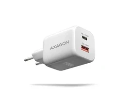 AXAGON ACU-PQ100W, GaN tinklo įkroviklis 100 W, USB-A + USB-C, PD3.0/PPS/QC4+/SFC2.0/Apple, balta