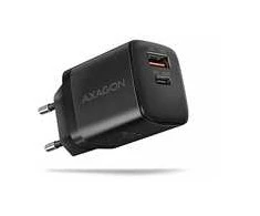 AXAGON ACU-PQ20 sieninis įkroviklis QC3.0/AFC/FCP + PD type-C, 20W, juodas
